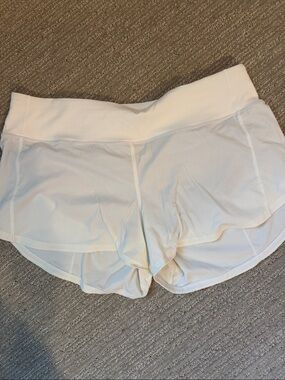 Lululemon Women’s White Layered Lounge Shorts